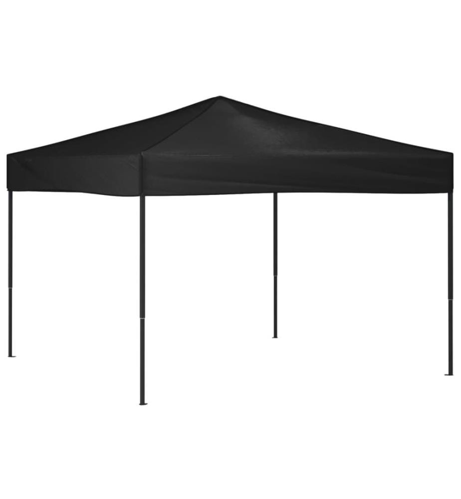 Partyzelt Faltbar Schwarz 3x3 m