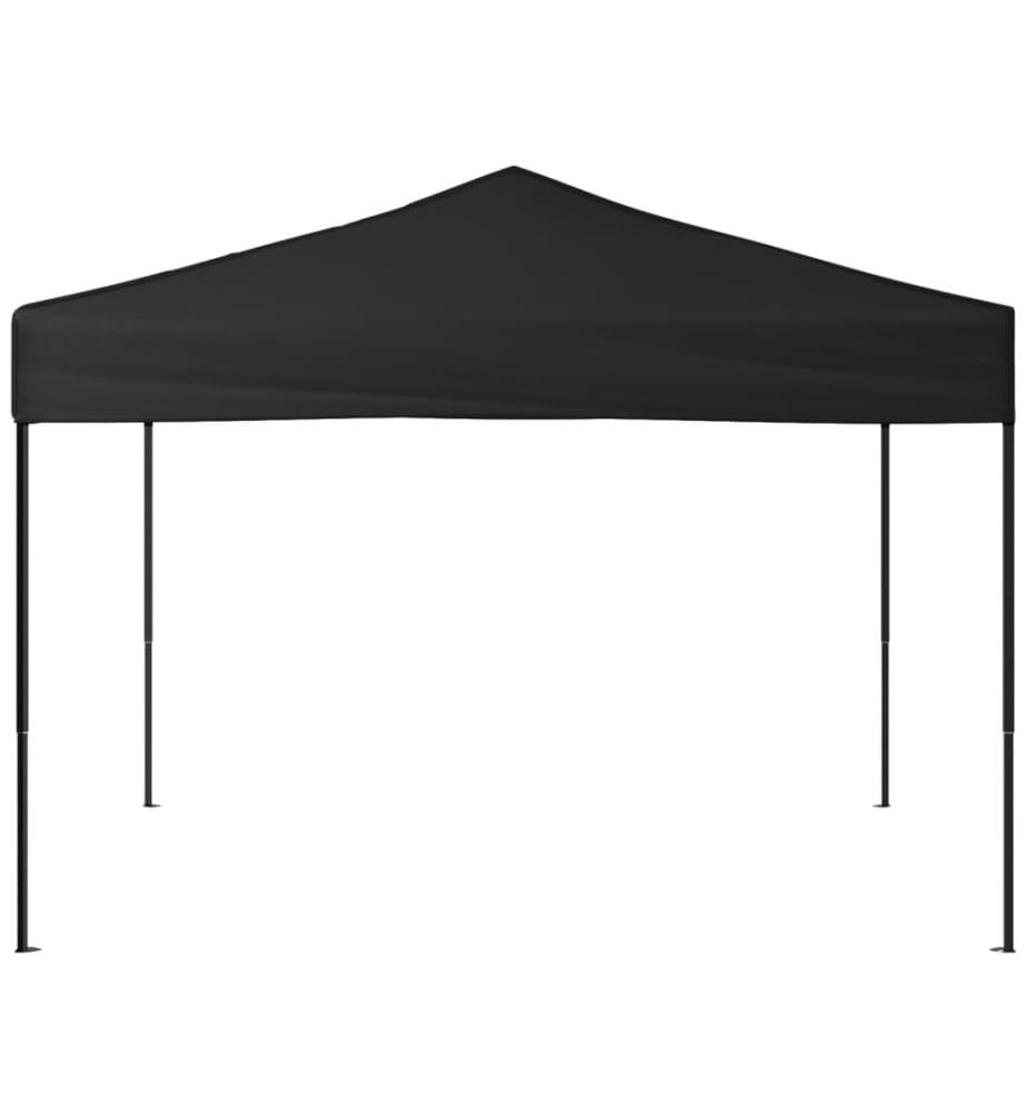 Partyzelt Faltbar Schwarz 3x3 m