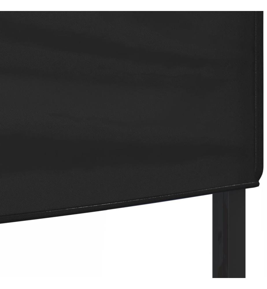 Partyzelt Faltbar Schwarz 3x3 m