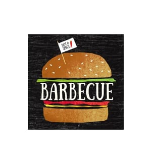 Braun + Company Papierservietten Big Barbecue 33 cm x 33 cm, 20 Stück