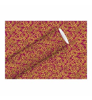 Braun + Company Geschenkpapier Aurelie 70 cm x 1.5 m, Rot