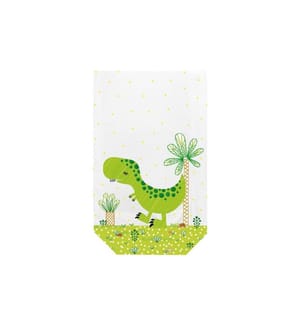 Braun + Company Guetzli-Verpackung Dinos 11.5 x 19 cm, Mehrfarbig