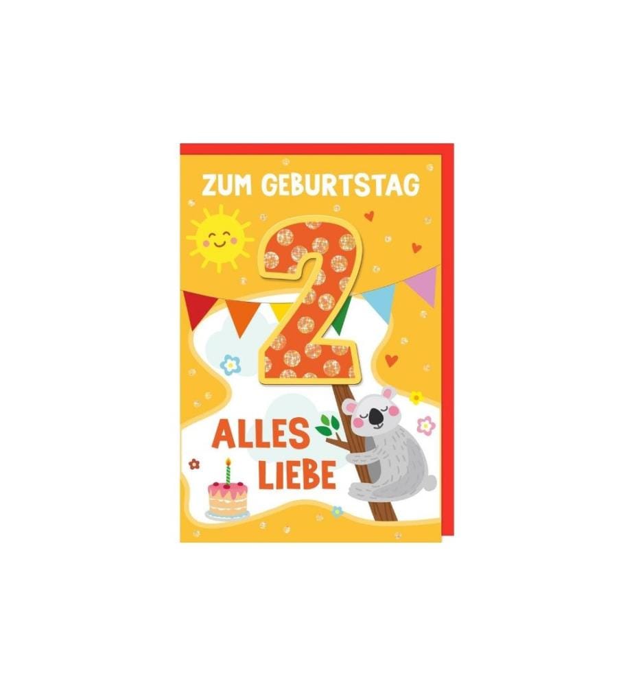 Braun + Company Carte de félicitations Ours Koala 2 11.5 x 17 cm