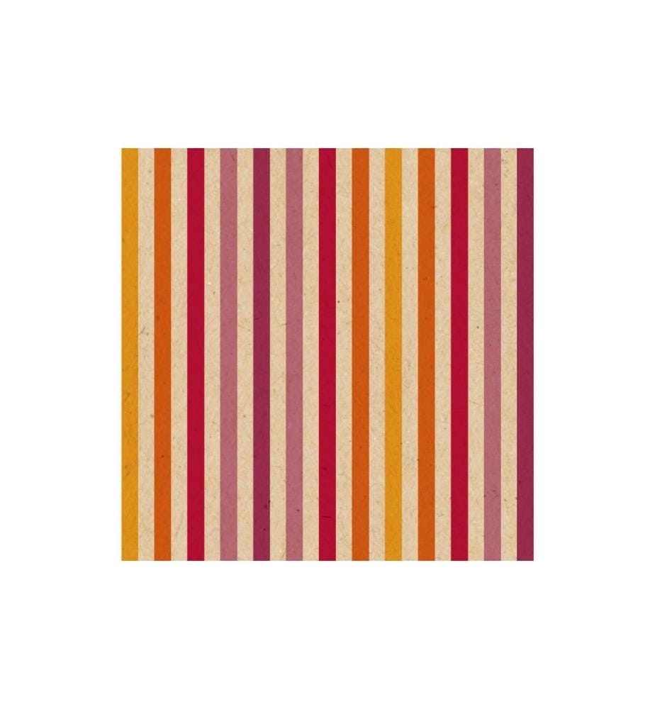 Braun + Company Serviettes en papier Rossini 33 cm x 33 cm, 20 Pièce/s, Rouge