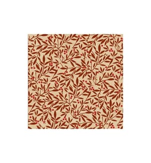 Braun + Company Papierservietten Leaves & Berries 20 Stück, Terracotta