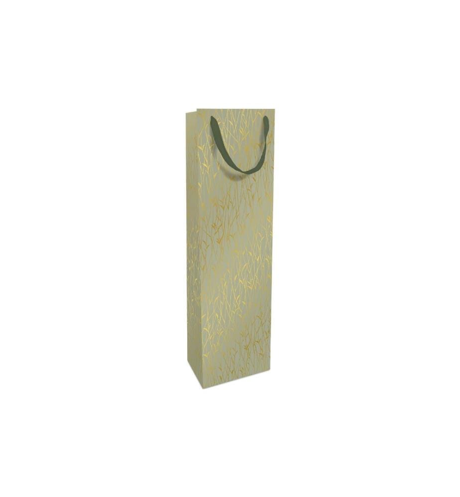 Braun + Company Sac à bouteilles Petit Bambou 12 x 36 x 8 cm, sauge