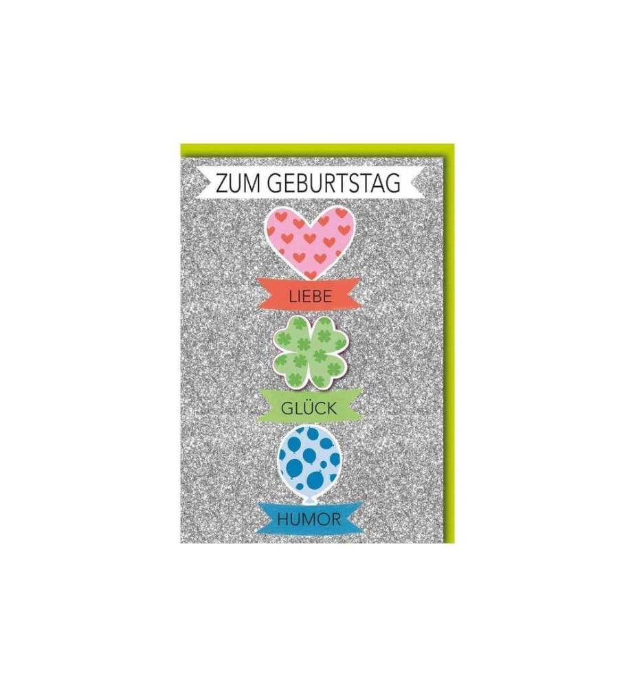 Braun + Company Carte de félicitations Anniversaire 11.5 x 17 cm, enveloppe incluse
