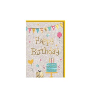 Braun + Company Glückwunschkarte Geburtstag 11.5 x 17 cm, inkl. Couvert