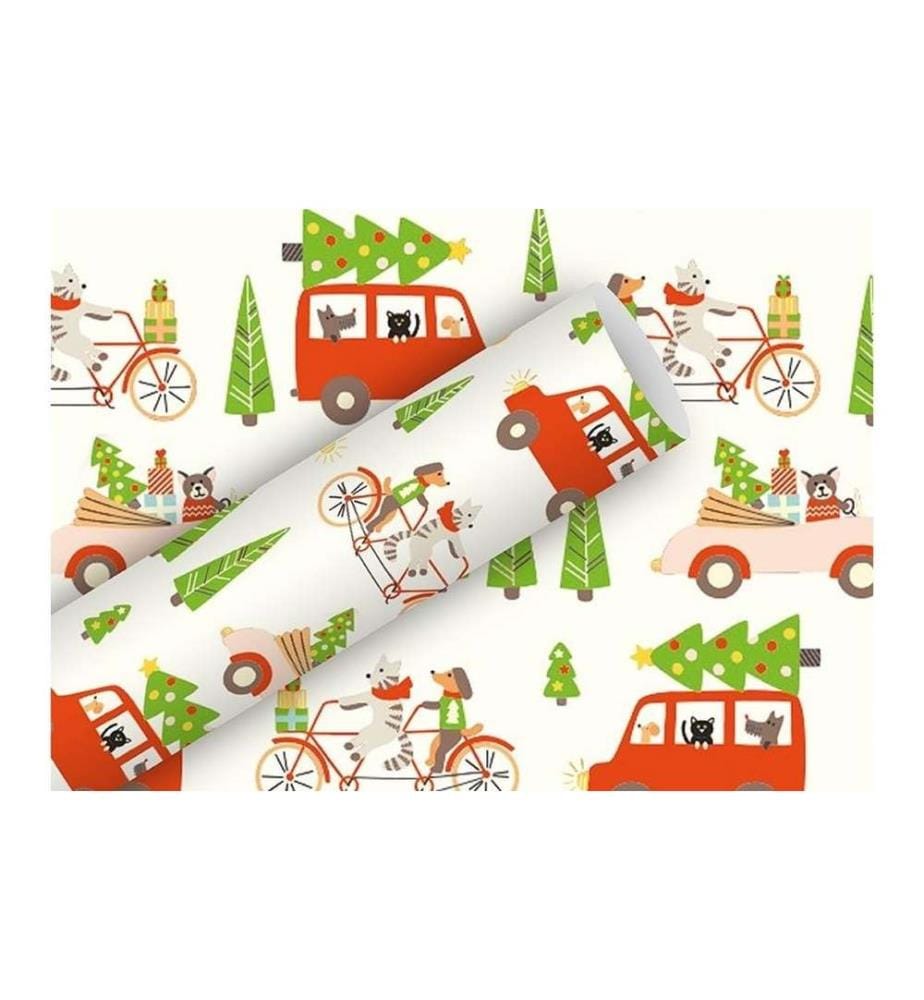 Braun + Company Geschenkpapier Home for Christmas