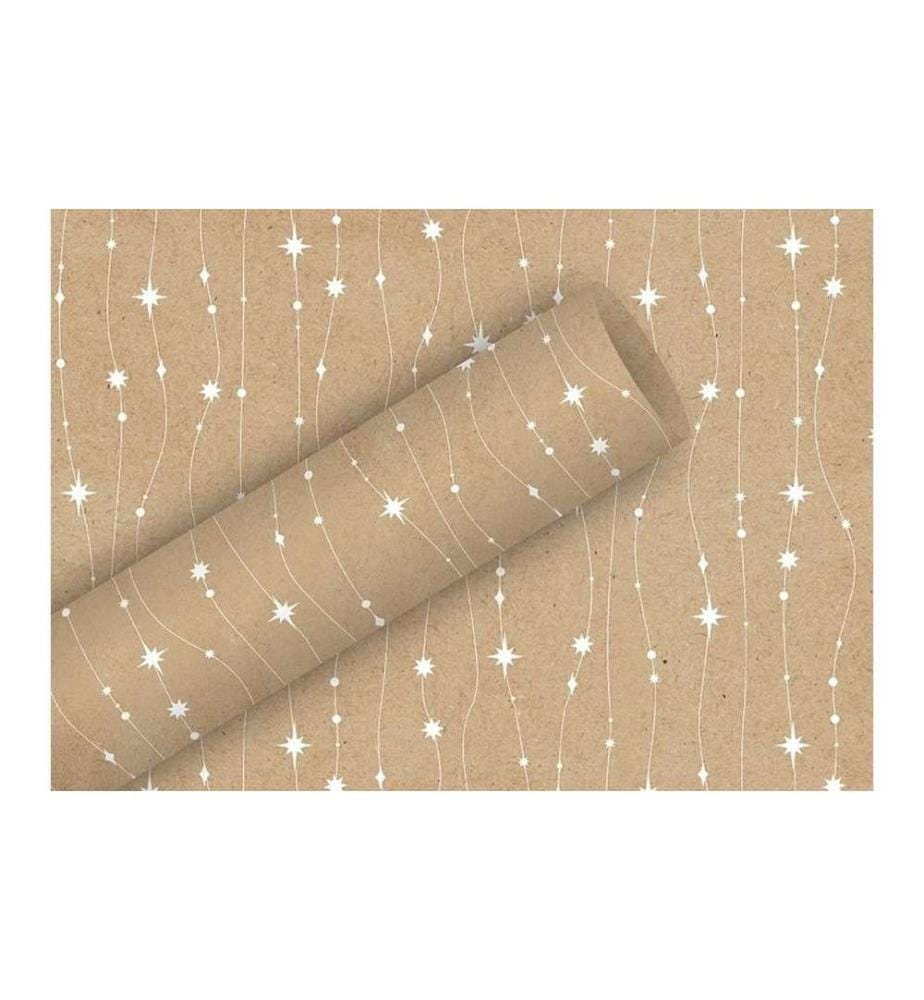 Braun + Company Geschenkpapier Glitzerkette 2 m x 70 cm