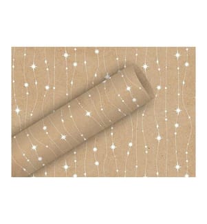 Braun + Company Geschenkpapier Glitzerkette 2 m x 70 cm