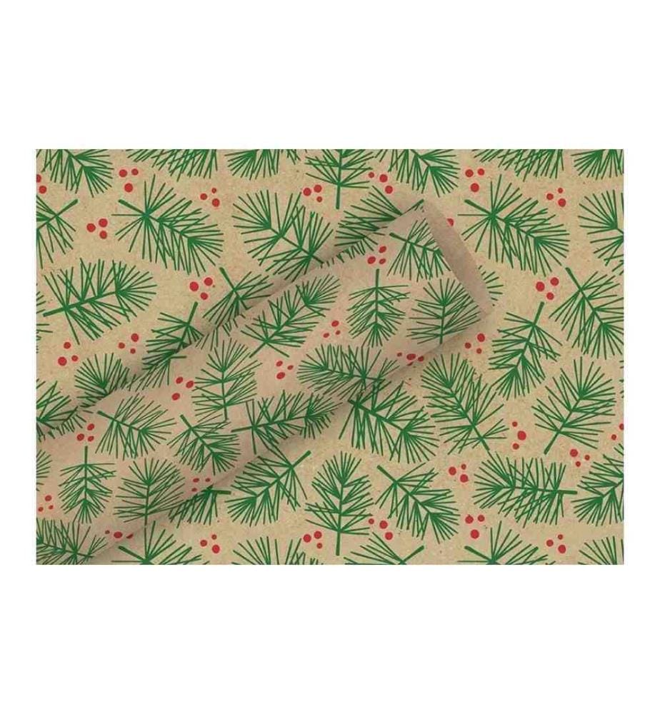 Braun + Company Geschenkpapier Zweig 2 m x 70 cm
