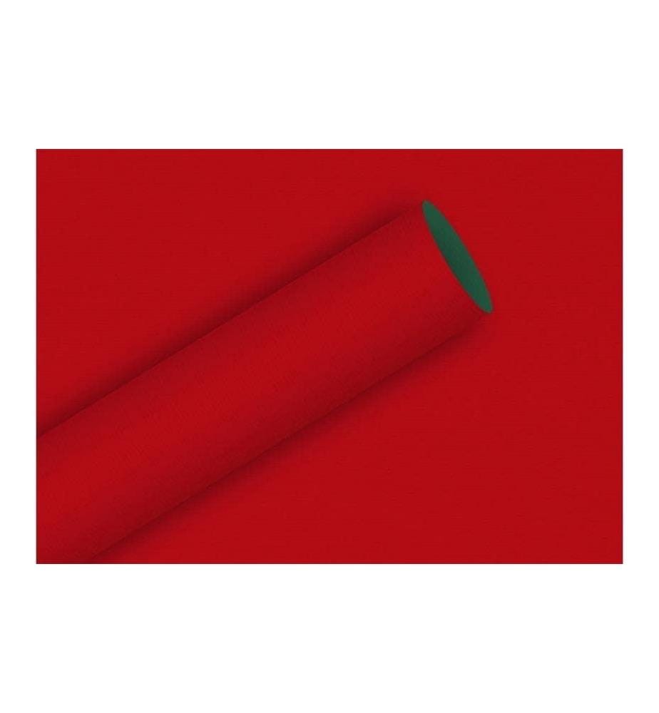 Braun + Company Geschenkpapier 2 m x 70 cm, Rot/Grün