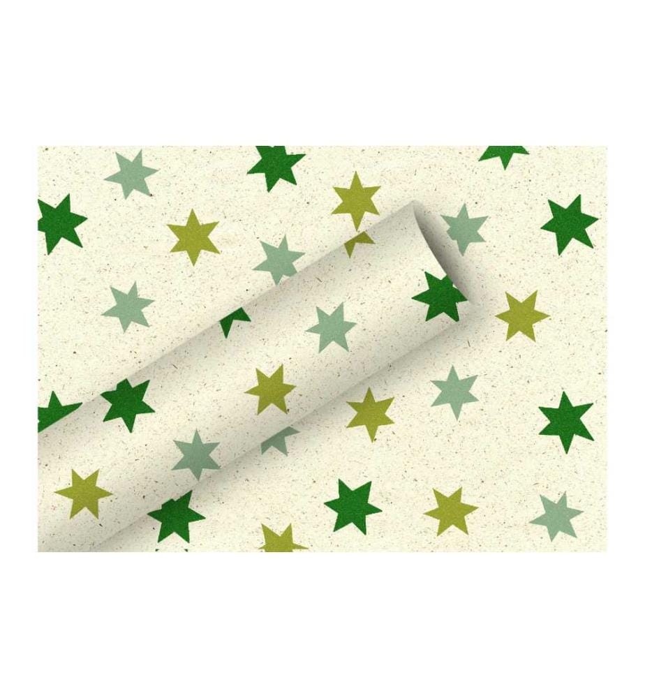 Braun + Company Papier cadeau Iceland Forest 150 x 70 cm, beige/vert