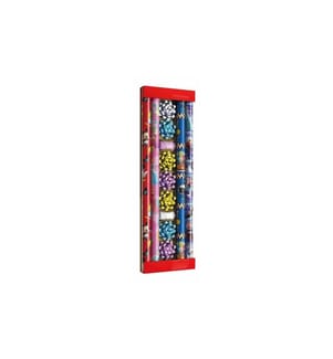 Braun + Company Geschenkpapier Set Disney Blau/Rot