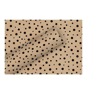Braun + Company Geschenkpapier By Nature Kraft Polka Dots 2 m x 70 cm