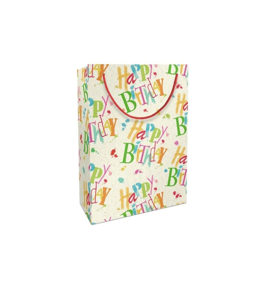 Braun + Company Geschenktasche Birthday Dance 23 x 33 x 11 cm, Mehrfarbig