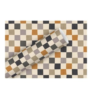 Braun + Company Geschenkpapier By Nature Check Up Boho 2 m x 70 cm