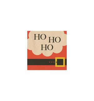 Braun + Company Weihnachtsservietten Beige/Rot, 20 Stück