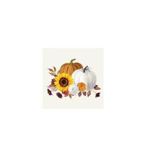 Braun + Company Papierservietten Pumpkin blanc de blanc Beige, 20 Stück