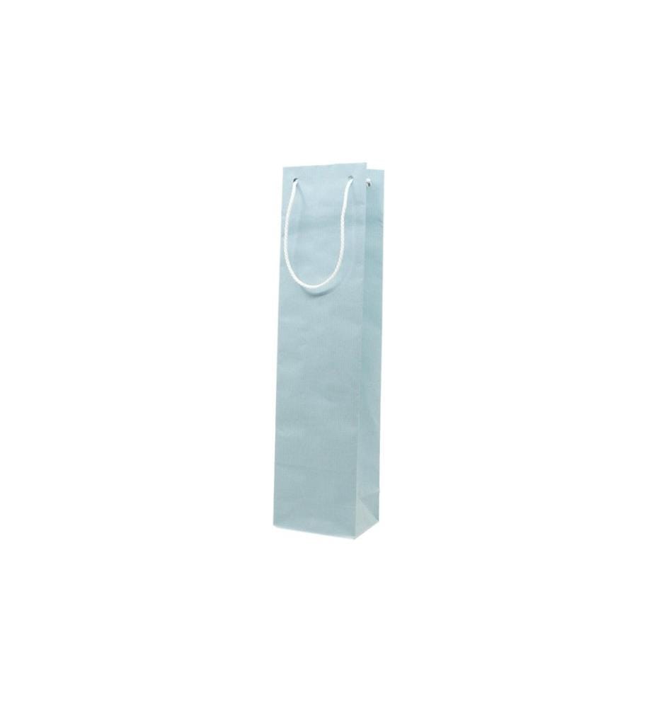 Braun + Company Sac à bouteilles Uni Bleu clair 9 x 36 x 7 cm