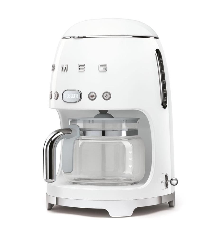 SMEG - Caffettiera con filtro DCF02WHEU - Bianco