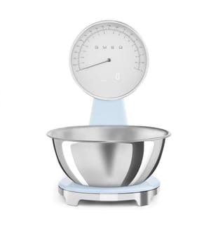 Balance de cuisine analogique et numérique - Bleu