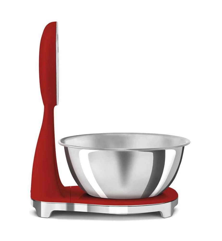 Balance de cuisine analogique et numérique - Rouge