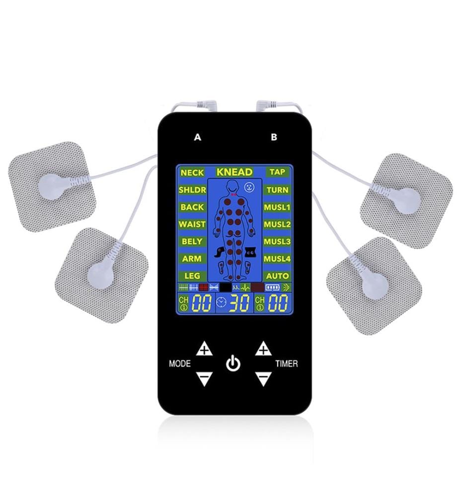 Portable electrostimulator 6 x 2 x 12 cm - Black