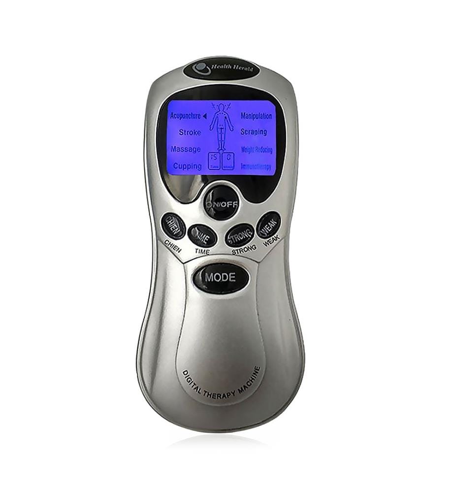 Électrostimulateur portable 7 x 2 x 15 cm - Argenté