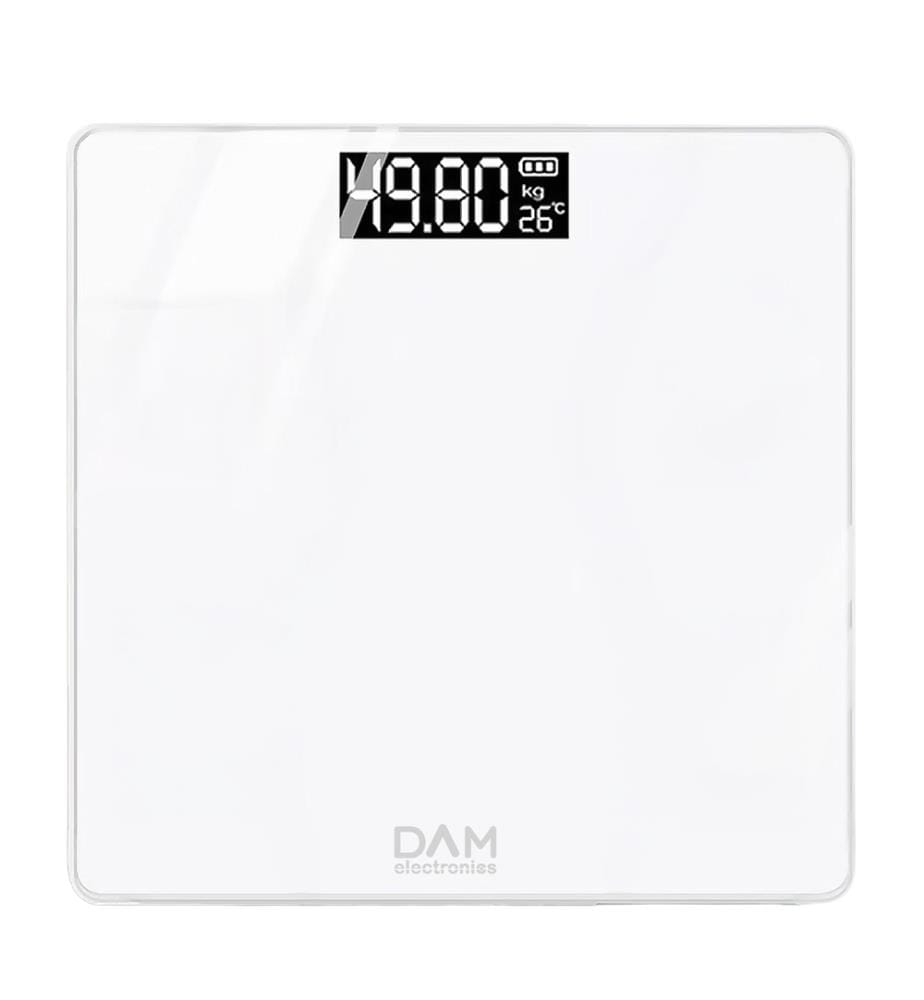 Smart scale with bioimpedance - White