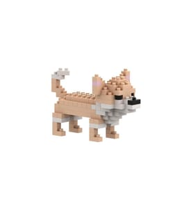 BRIXIES Bausteinmodell Chihuahua aus 100 Bausteinen