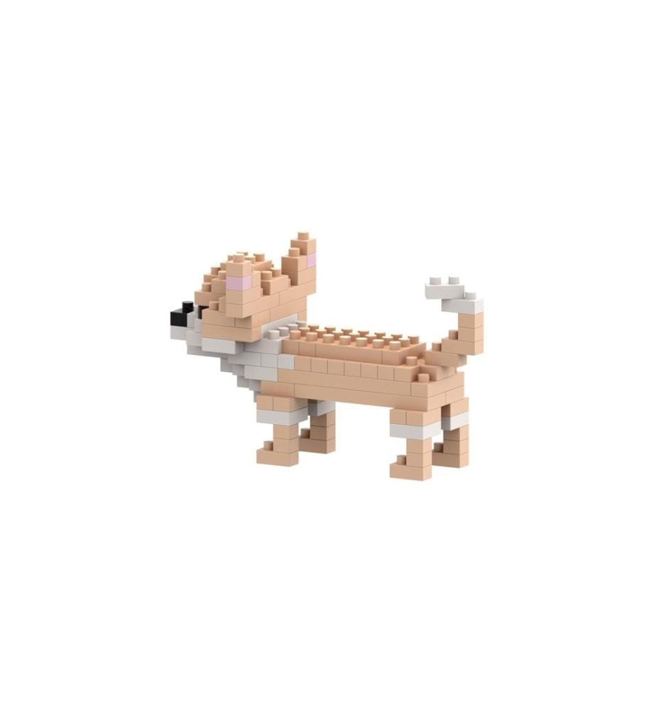 BRIXIES Bausteinmodell Chihuahua aus 100 Bausteinen