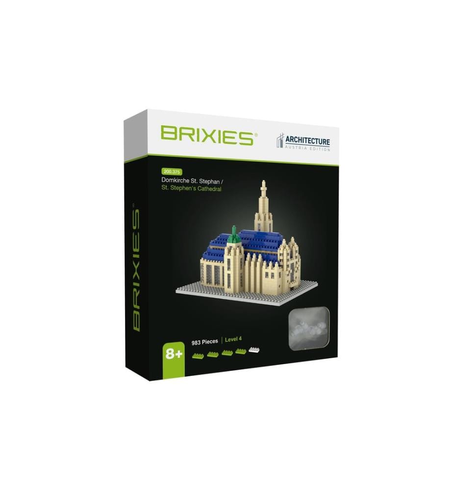 BRIXIES Bausteinmodell Stephansdom Gross aus 980 Bausteinen