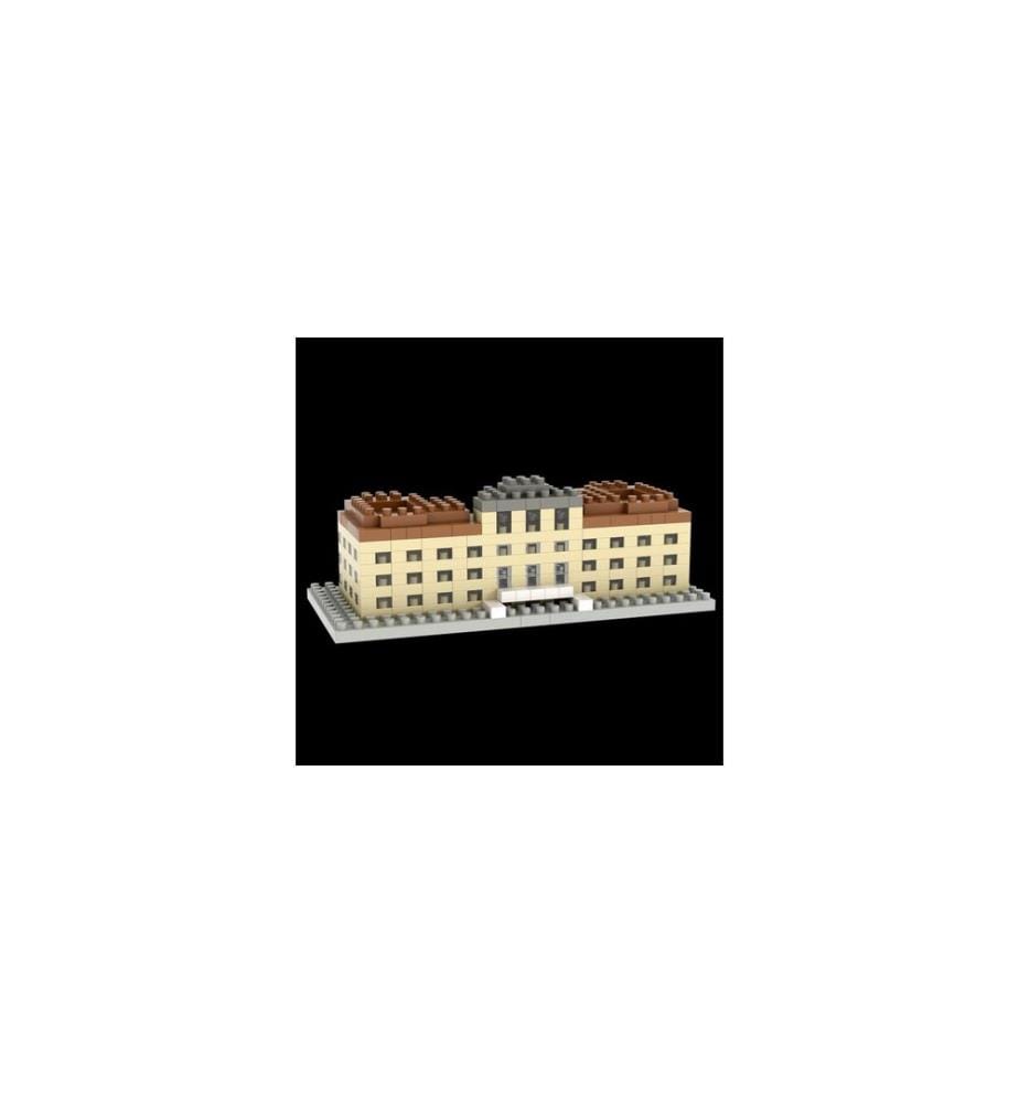 BRIXIES Bausteinmodell Schloss Schönbrunn klein aus 390 Bausteinen