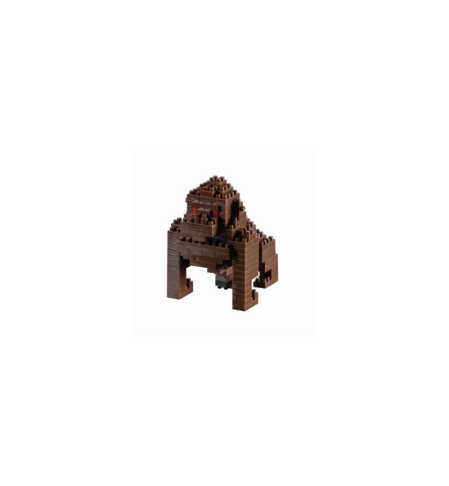 BRIXIES Bausteinmodell Gorilla aus 126 Bausteinen