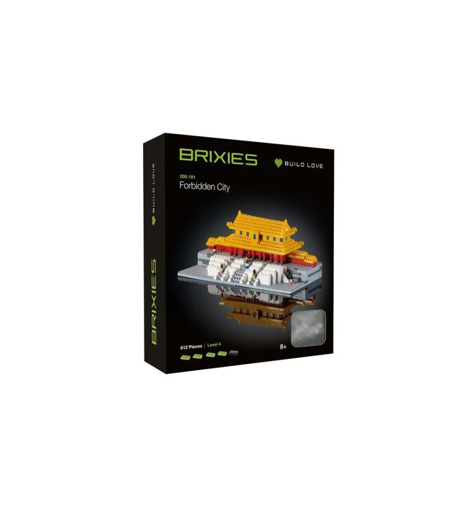 BRIXIES Bausteinmodell Forbidden City aus 612 Bausteinen