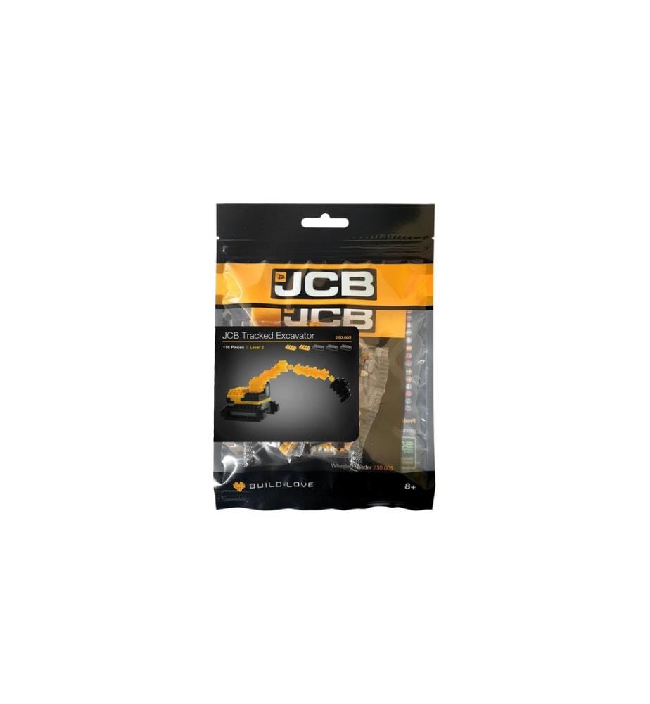 BRIXIES Modèle construction Pelle sur chenilles JCB de 110 briques