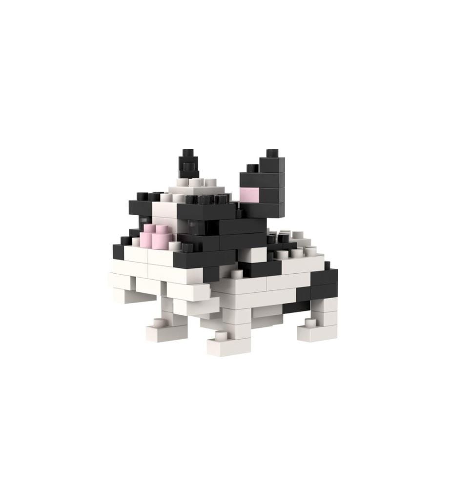 BRIXIES Bausteinmodell Französische Bulldogge aus 86 Bausteinen