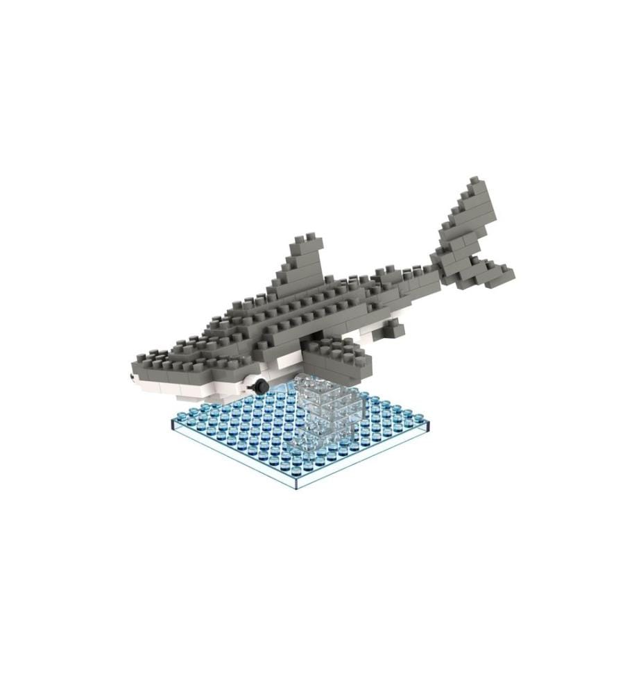 BRIXIES Bausteinmodell Hammerhai aus 120 Bausteinen