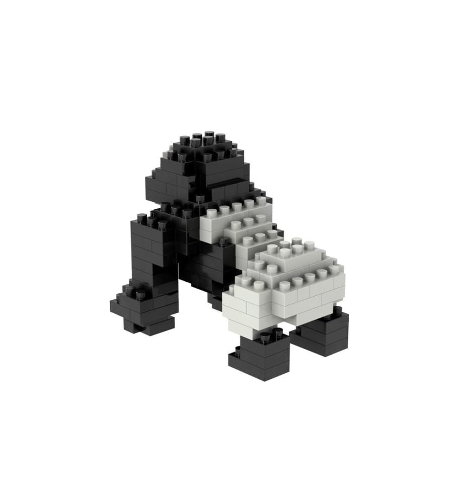 BRIXIES Bausteinmodell Gorilla aus 134 Bausteinen