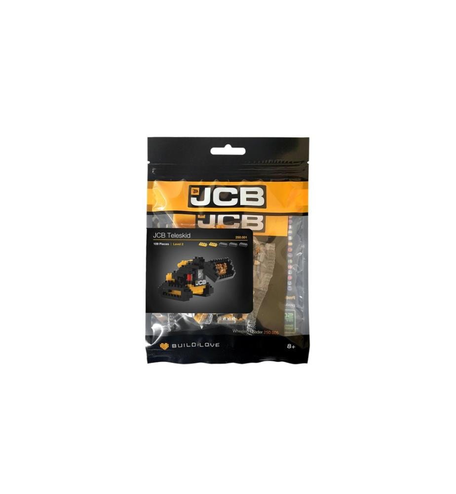 BRIXIES Modèle construction JCB Teleskid de 112 briques