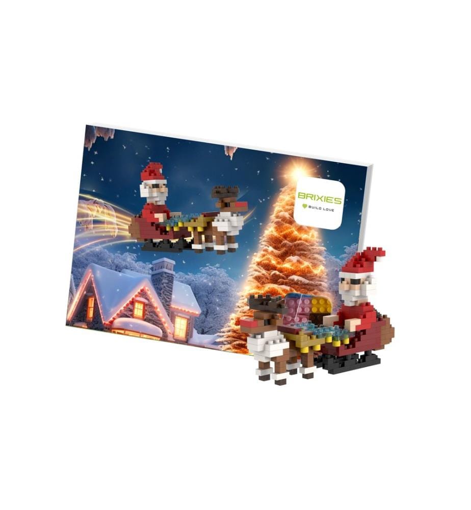 BRIXIES Père Noël avec traîneau Père Noël avec traîneau