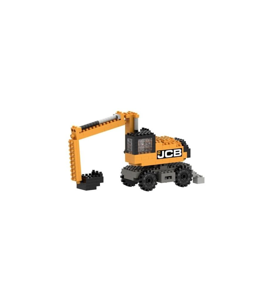 BRIXIES Modèle construction Excavatrice sur roues JCB de 268 briques