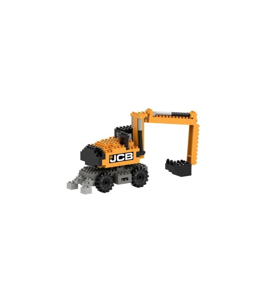 BRIXIES Modèle construction Excavatrice sur roues JCB de 268 briques