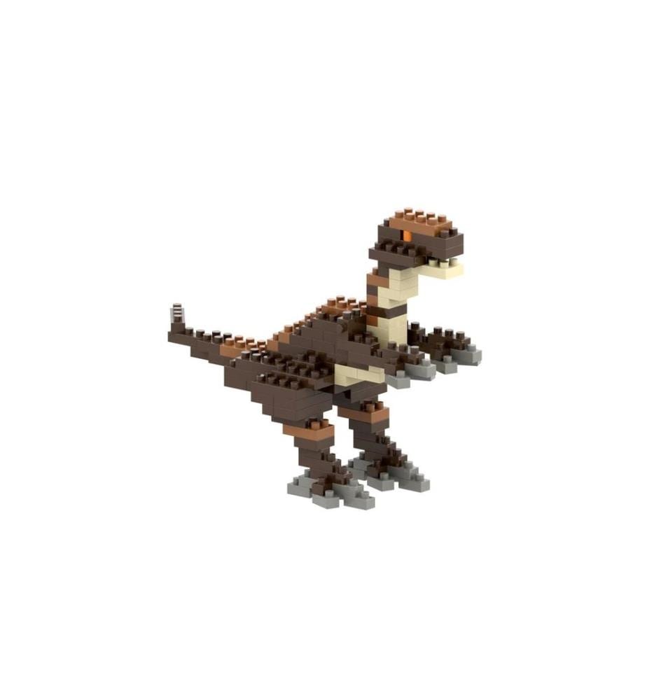 BRIXIES Bausteinmodell Velociraptor aus 134 Bausteinen