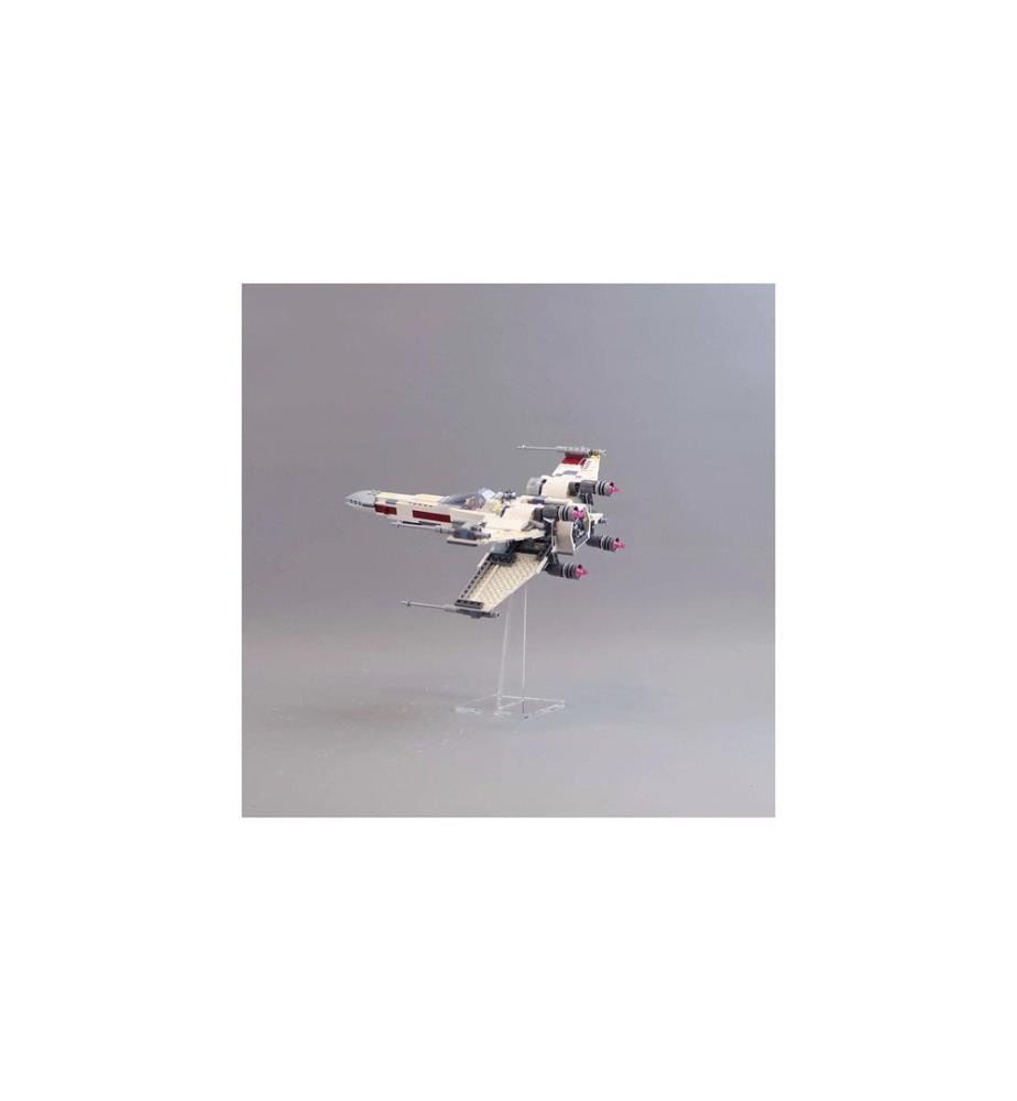 iDisplayit Acryl-Ständer für LEGO Modelle Angewinkelt 18 cm hoch