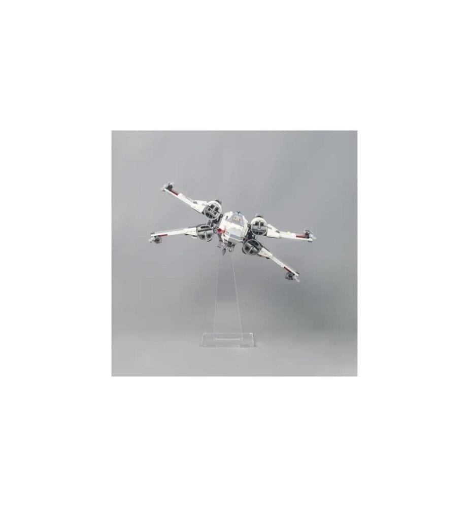 iDisplayit Acryl-Ständer für LEGO Modelle Angewinkelt 18 cm hoch