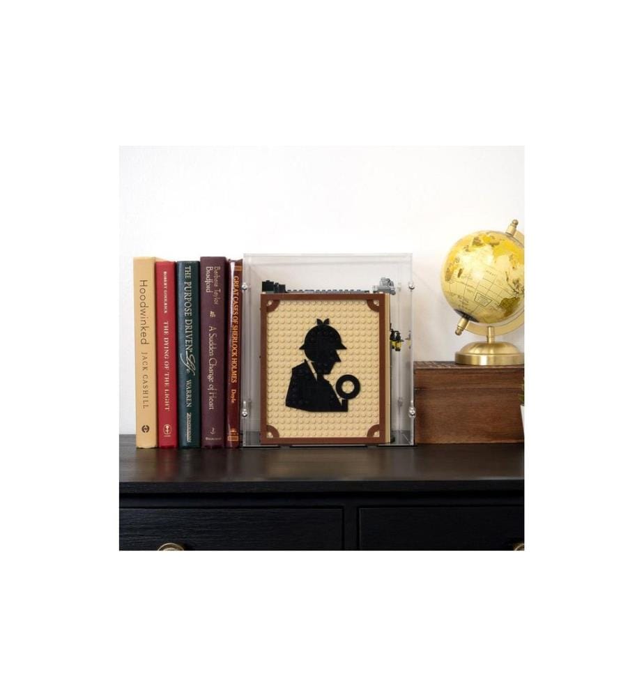 iDisplayit Acryl-Display für LEGO 10351 Sherlock Holmes Bücherstütze
