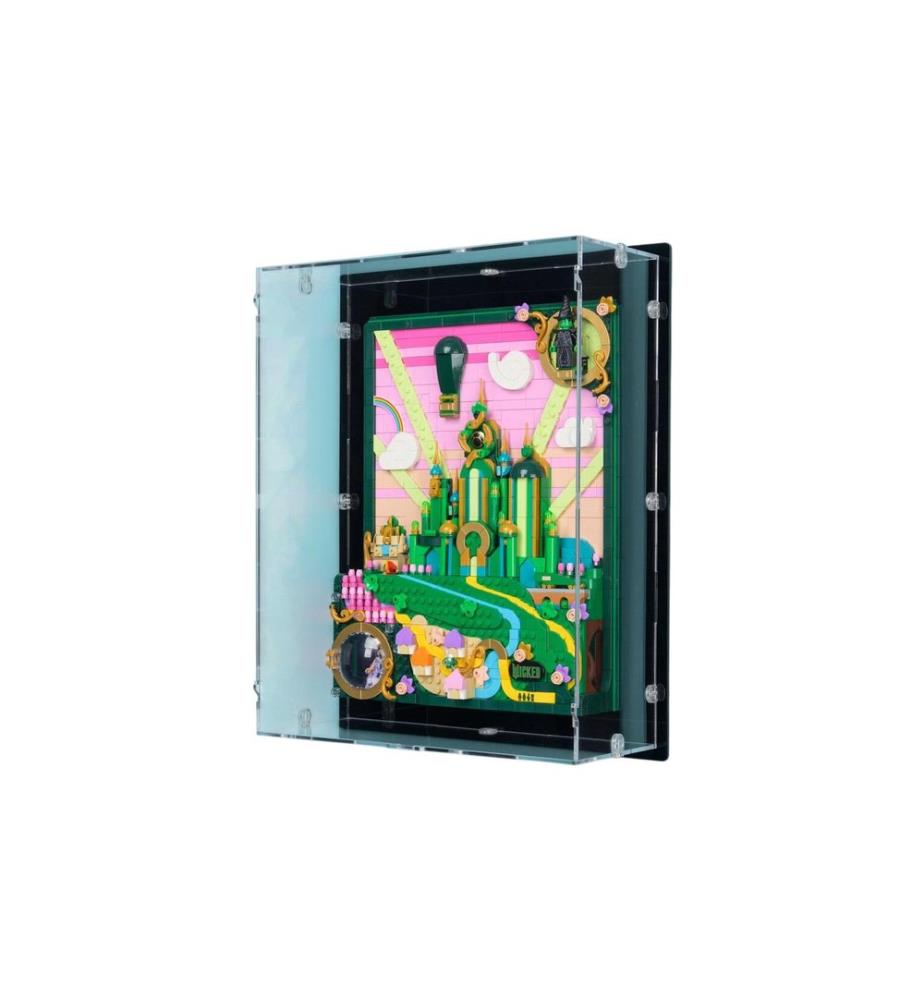 iDisplayit Acryl-Wand-Display für LEGO 75685 Emerald City Wandkunst
